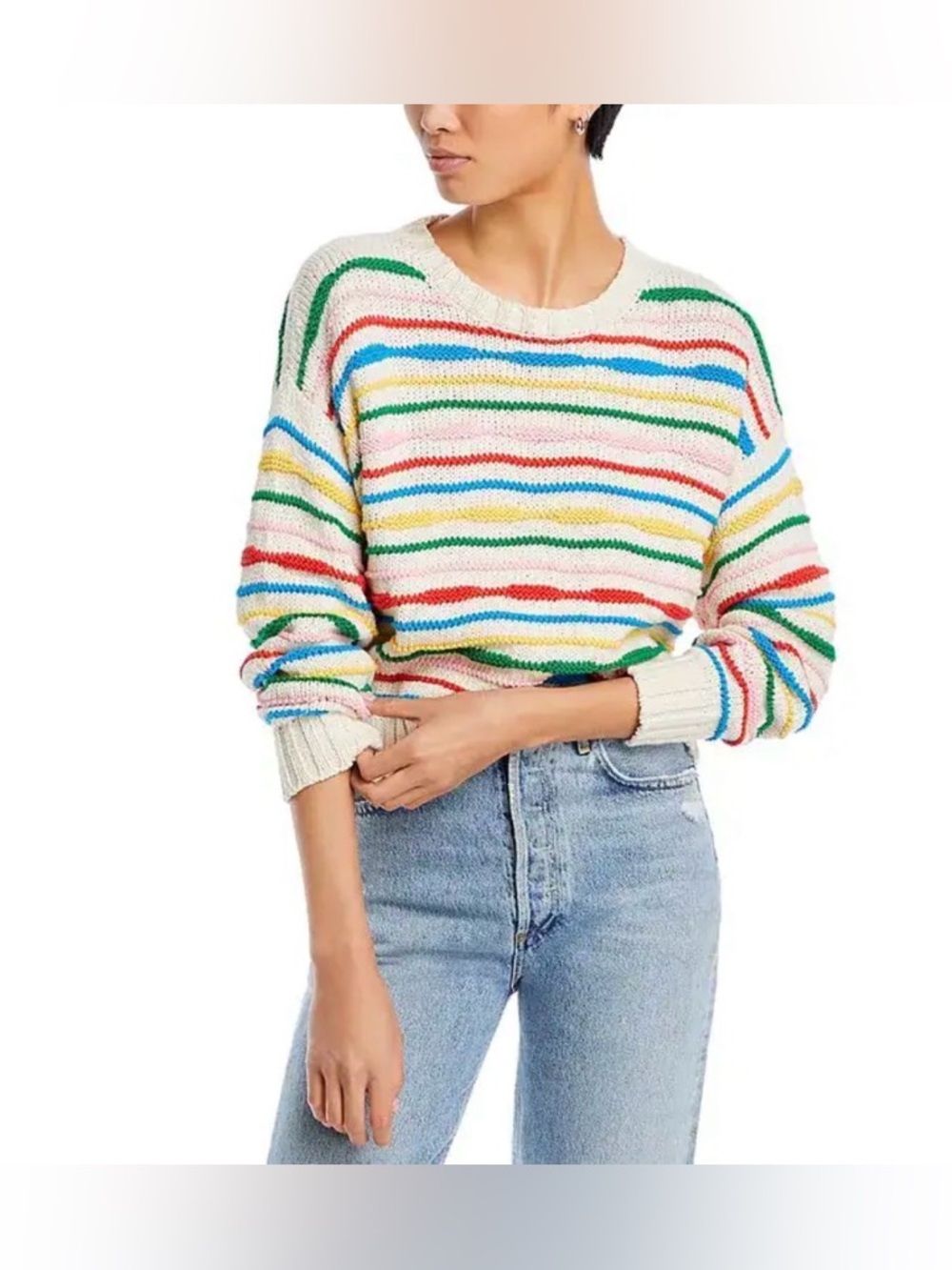 Mother The Jumper Making Waves Striped Sweater